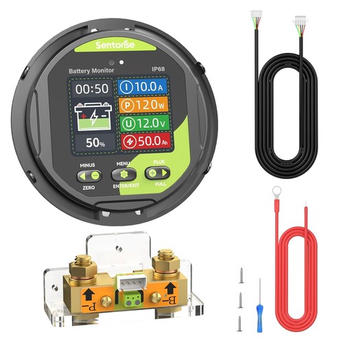 500a lcd batteriemonitor - lcd-batteriemonitor, mit