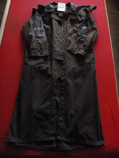 Oilskin drover mantel