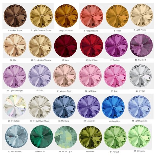 14mm rivoli swarovski - rivoli,
