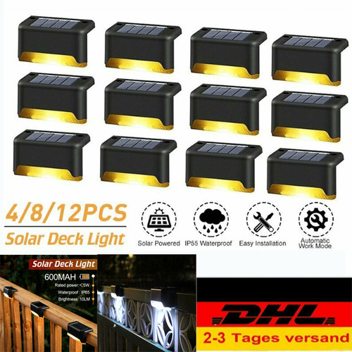 12x led solarleuchten - led,