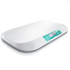 MyBeo Babywaage | Wiegefläche 54 x 26 cm | 50 g bis 20 kg | 5 Gramm Genauigkeit