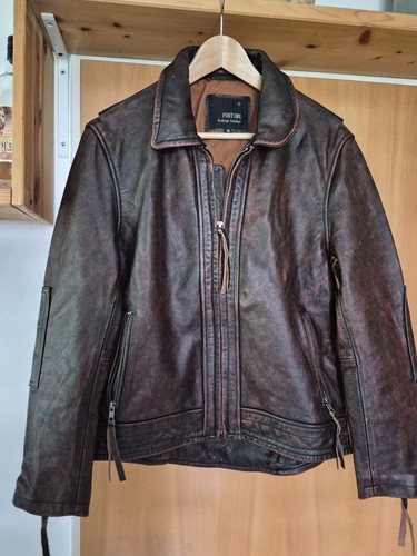 Ungetragene leichte lederjacke - ungetragene,