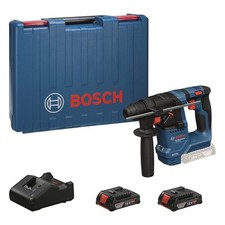 Bosch Akku-Bohrhammer GBH 18 V-18 Set inkl. 2 Akkus 2,0 Ah, Ladegerät, Koffer