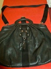 Hugo Boss Damen Tasche schwarz Beuteltasche Shopper Kunstleder Schulterriemen