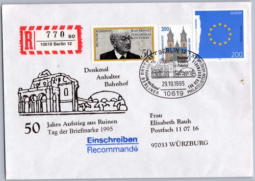 Brief sst tag der - der, briefmarke