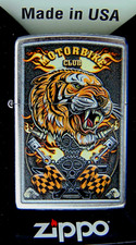 Zippo feuerzeug tiger bike - zippo,
