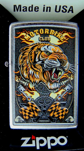 Zippo feuerzeug tiger bike - zippo,