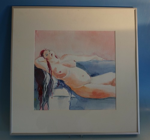 Gemälde aquarell dame - gemälde,
