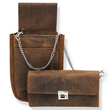 Echt Leder Hunter Gastro Kellner Portemonnaie Kellnertasche Taxibörse