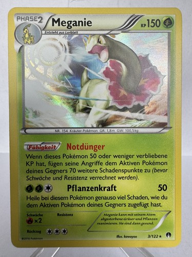 Pokemon karte meganie - pokemon, 3/122