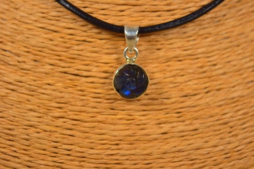Labradorit anhänger 925 kette - anhänger,