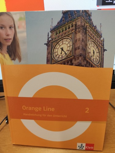 Orange line handreichung - orange,