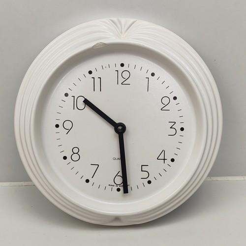 Wanduhr quartz weiß - quartz,