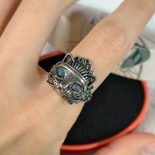 +Natur+ Grau Mondstein Labradorit Katze Form Ringe Edelstein Damen offen Ringe 