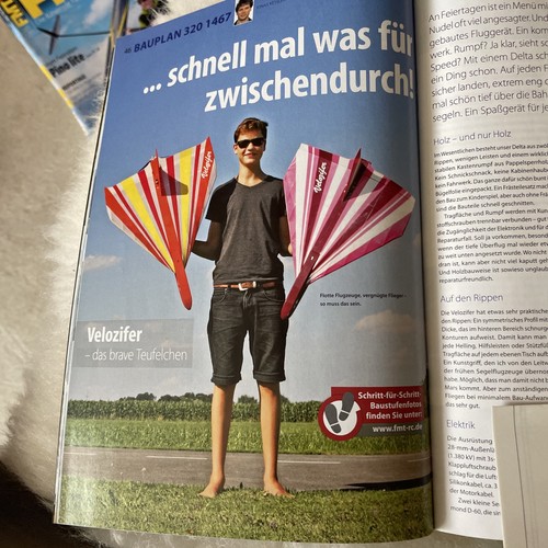Bauplan für elektroflugzeug - bauplan,