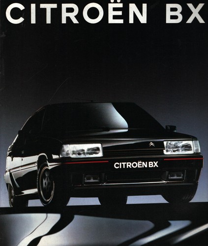 Prospekt citroen 1991 - prospekt, bx