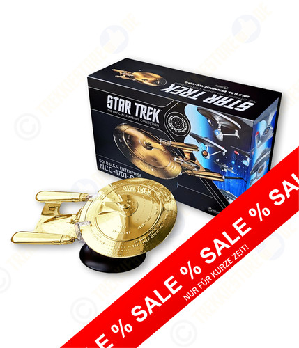 Eaglemoss star trek gold - trek, xl
