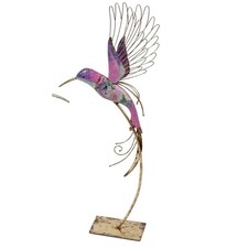 Dekofigur Kolibri, Vogel pink