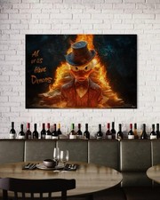 Donald Duck Leinwand Bild Ente