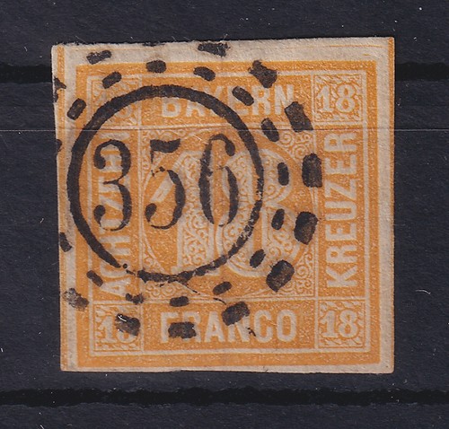 Bayern kreuzer gelborange - bayern, 18