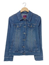 GLORIA VANDERBILT Jeansjacke Damen Jacke Gr. DE 38 blau Casual-Look