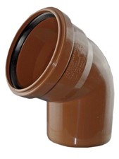 KG Rohr Bogen Durchmesser 125  Abwasser Kanalrohr Grundrohr erdverlegt