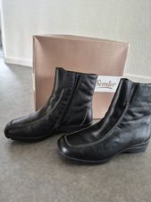 SEMLER Stiefel 6,5 H,  ECHTLEDER, Schwarz , Neuwertig