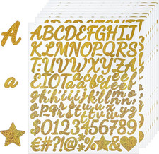 Buchstaben Zahlen Aufkleber