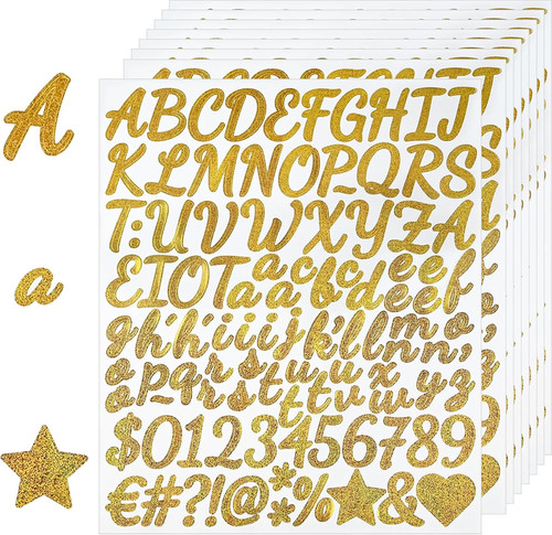 Buchstaben zahlen aufkleber - zahlen,