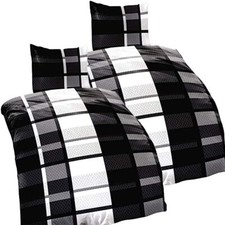 Bettwäsche Mikrofaser Grau