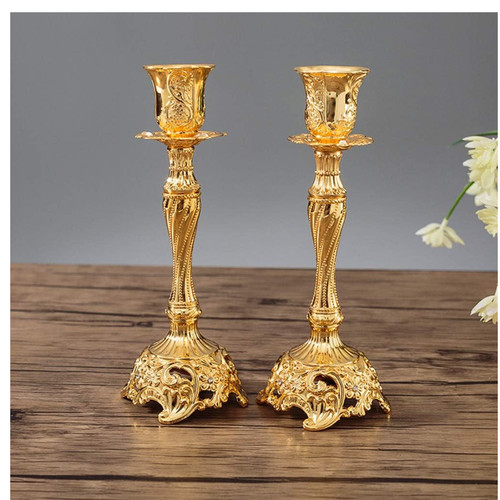 Kerzenstaender 2er set gold - 2er,