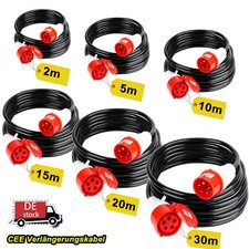 CEE Verlängerungskabel Gummi Kabel Starkstromkabel Außenbereich IP44 5x2,5mm²