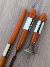 ART DECO DESK SET LETTER