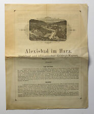 Orig Prospekt Alexisbad im