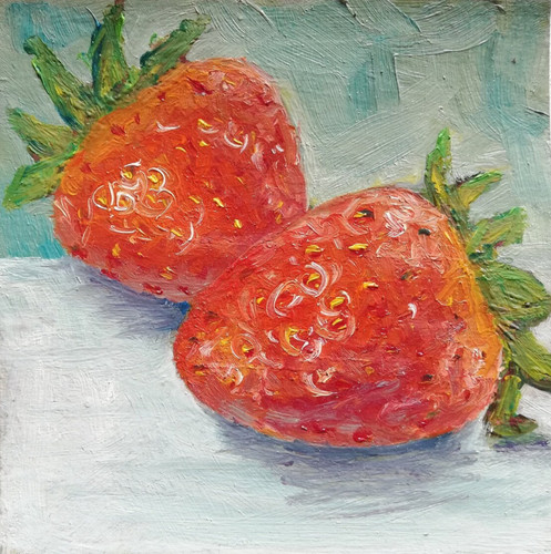 Stilleben mit erdbeeren - stilleben,