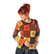 Patchwork Shirt Pullover