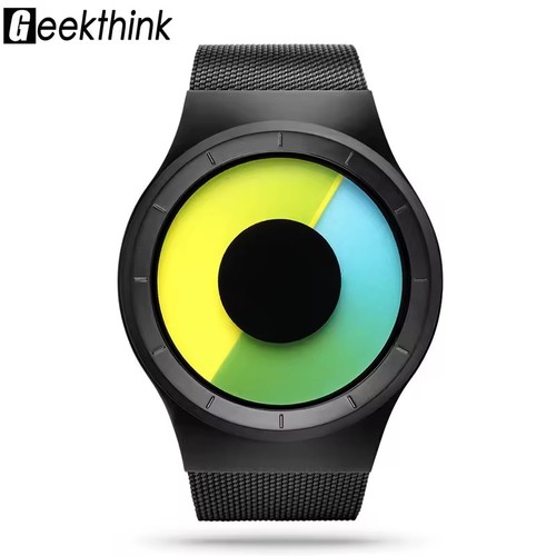 Geekthink quarzuhr ohne zeiger - quarzuhr,