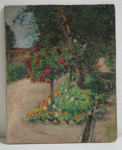 Gemälde blühender garten - garten, 19