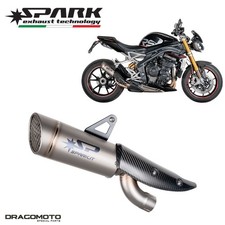 TRIUMPH SPEED TRIPLE 1200 RR ABS 2022-2024 Auspuff SPARK GTR0105TOM