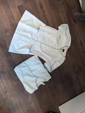 Kittel Krankenschwester Arzthelferin Praxis Weiß Gr. S