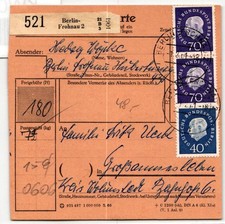 Berlin 186 u.a. auf Postkarte