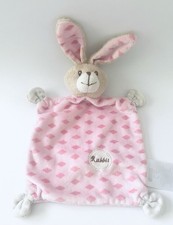 KIK ergee Schmusetuch Hase rosa Kuscheltuch Schnuffeltuch Rabbit Baby Neuwertig