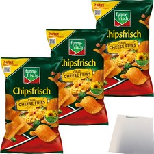 funny-frisch Chili Cheese Fries Style 3er Pack 3x150g Packung usy Block