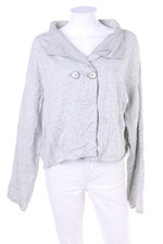 STILE BENETTON Sweatjacke Oversize L hellgrau