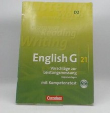 Vorschläge zur Leistungsmessung English G 21 D2 Kopiervorlagen