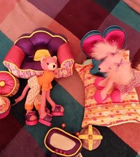 Barbie Pose me Pets  Biegetiere Hund u. Katze von Mattel originell Möbel Zubehör