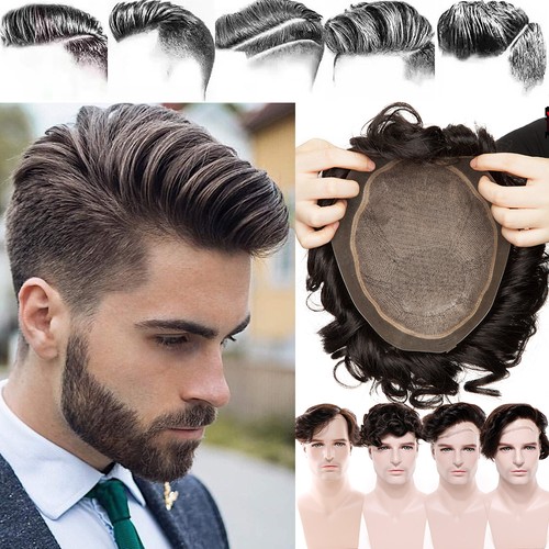 Skin echthaar herren toupee - echthaar,