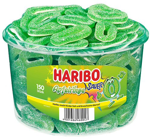 Haribo saure apfelringe 150 - saure,