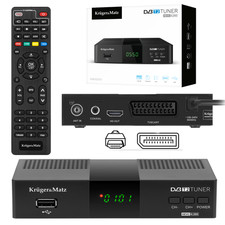 DVB-T2 H.265 HEVC Tuner Kruger&Matz HDMI SCART PVR EPG USB Decoder