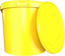 Eimer mit Deckel 10l bunt rund